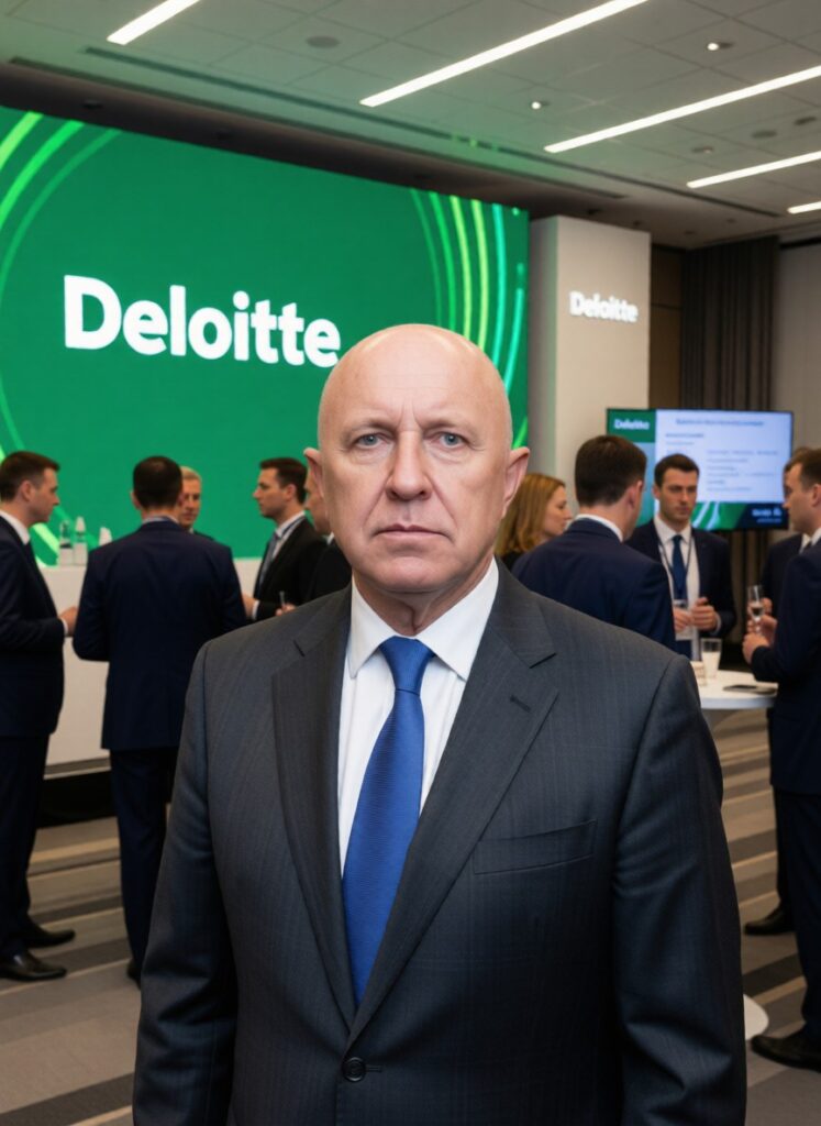 Volodymyr at Deloitte Conference